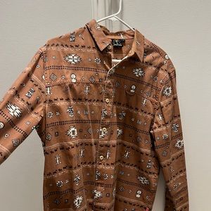 Mens long sleeve Catch Surf button down - Size Large